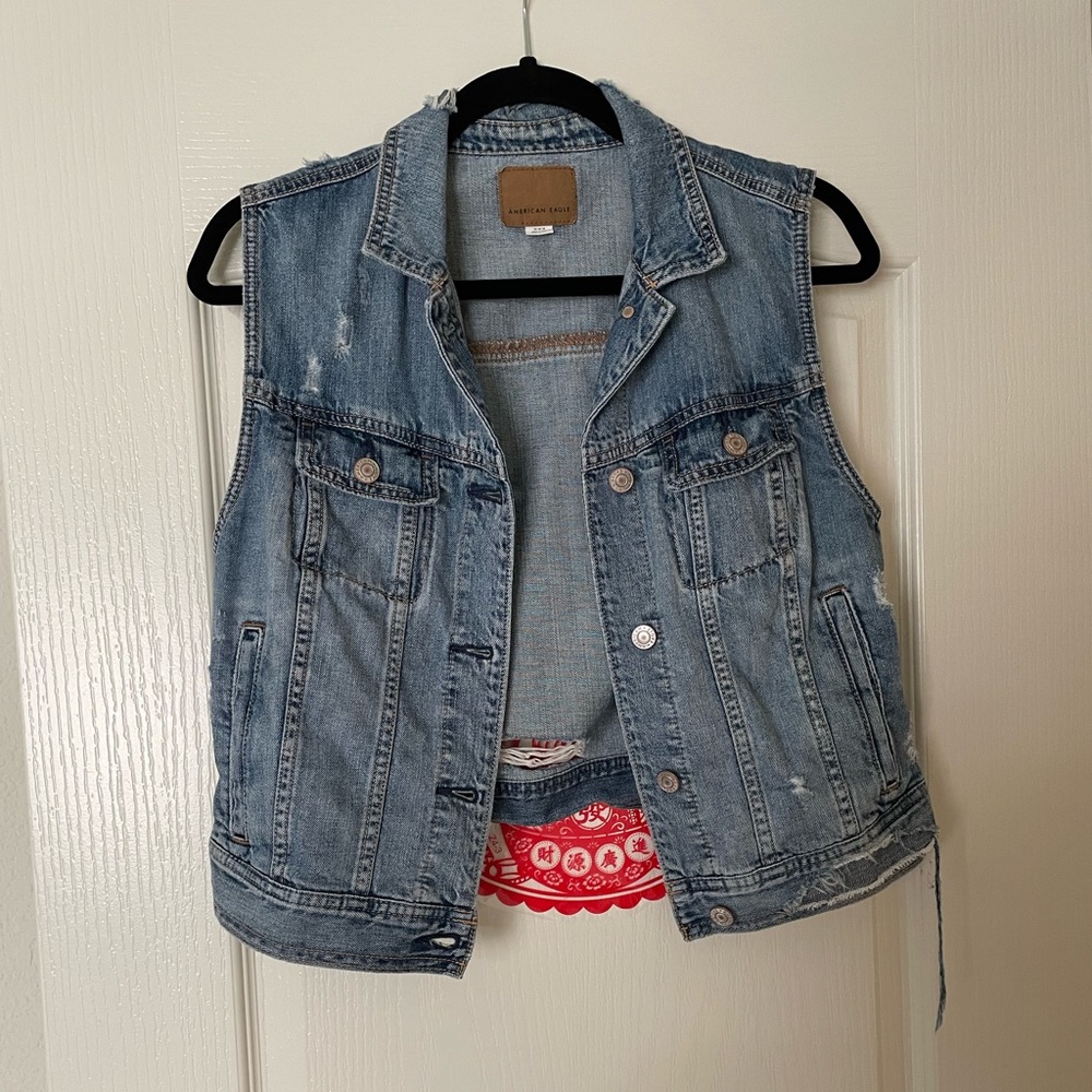 American eagle outfitter Jean vest M